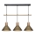 Atmosphera - Lampadario a sospensione con filo BOTA 3xE27/25W/230V
