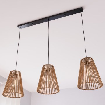 Atmosphera - Lampadario a sospensione con filo GIADA 3xE27/40W/230V