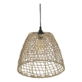 Atmosphera - Lampadario a sospensione con filo JADA 1xE27/40W/230V rattan
