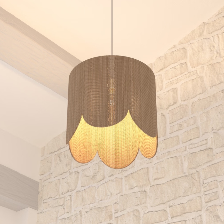 Atmosphera - Lampadario a sospensione con filo JANICE 1xE27/40W/230V iuta