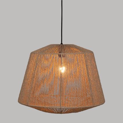 Atmosphera - Lampadario a sospensione con filo JILY 1xE27/40W/230V iuta