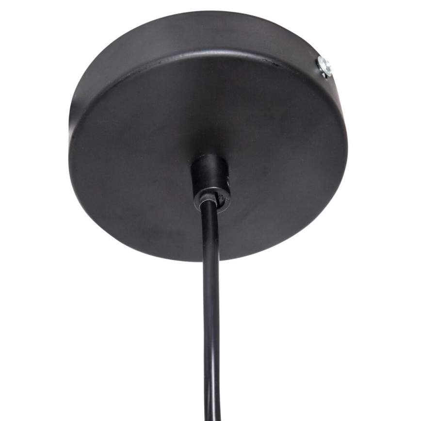 Atmosphera - Lampadario a sospensione con filo JILY 1xE27/40W/230V iuta nero