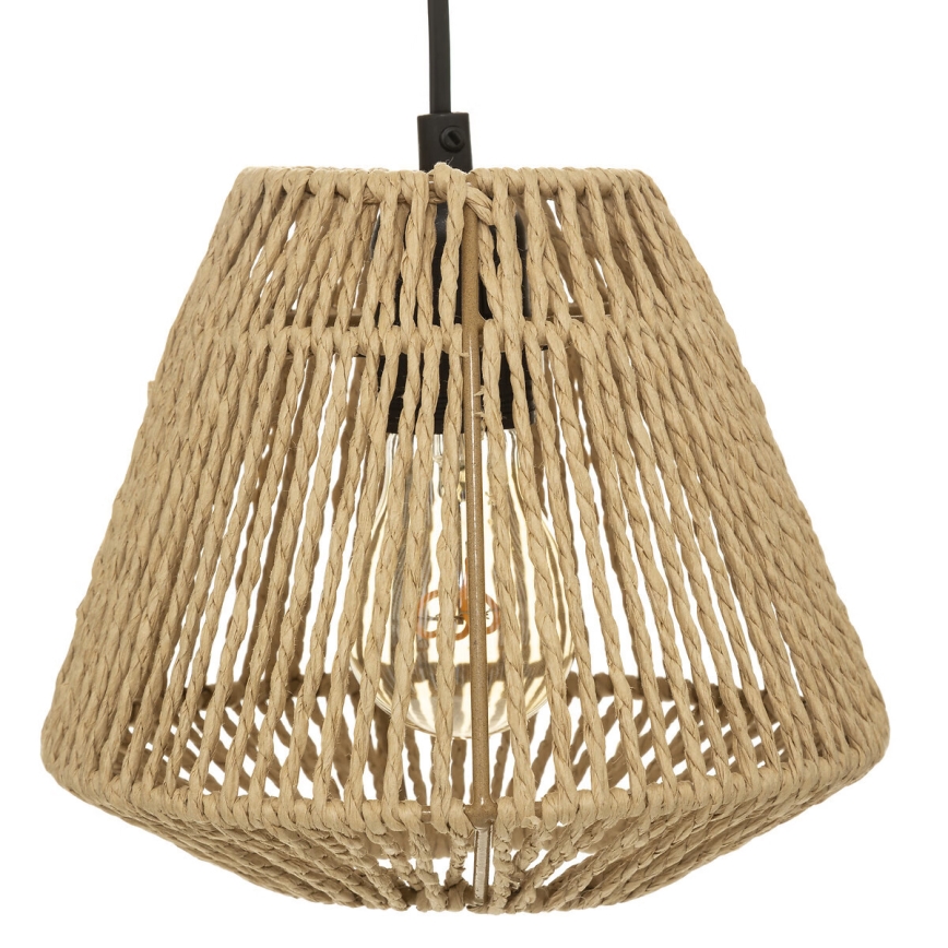 Atmosphera - Lampadario a sospensione con filo JILY 3xE27/40W/230V iuta