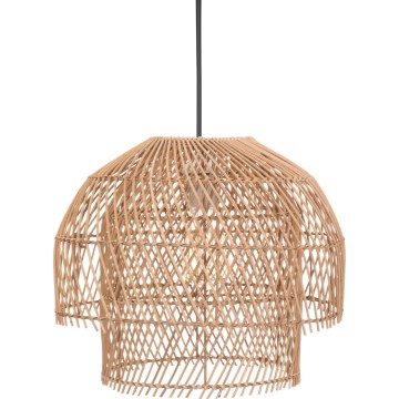 Atmosphera - Lampadario a sospensione con filo KERY 1xE27/40W/230V rattan