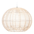 Atmosphera - Lampadario a sospensione con filo KITA 1xE27/40W/230V rattan