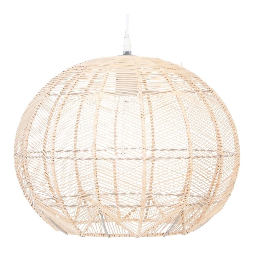 Atmosphera - Lampadario a sospensione con filo KITA 1xE27/40W/230V rattan