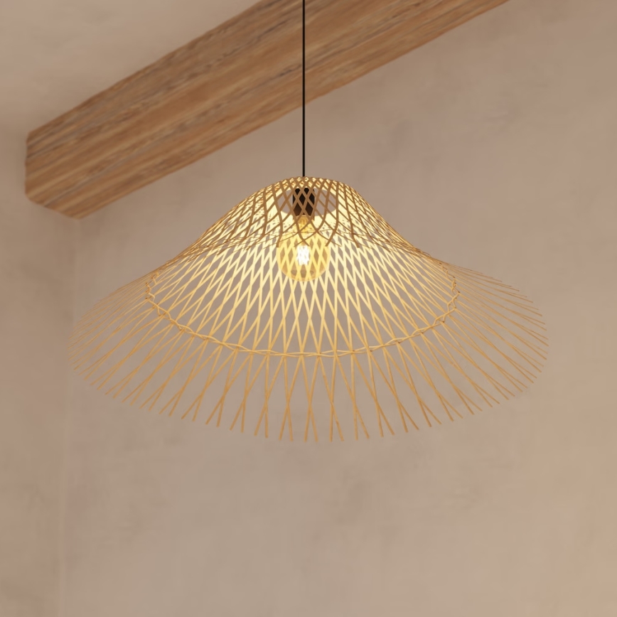 Atmosphera - Lampadario a sospensione con filo MOXA 1xE27/60W/230V bambù