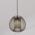 Atmosphera - Lampadario a sospensione con filo NODA 1xE27/40W/230V nero