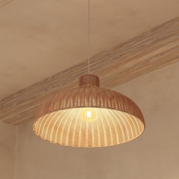 Atmosphera - Lampadario a sospensione con filo ORI 1xE27/40W/230V rattan