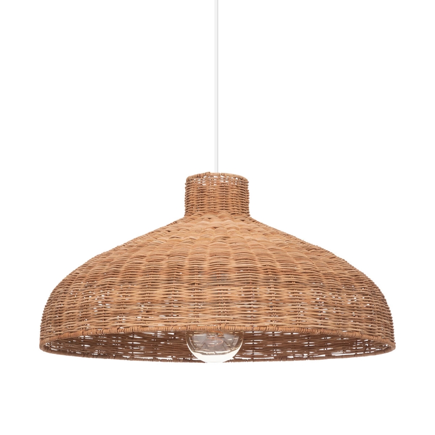 Atmosphera - Lampadario a sospensione con filo ORI 1xE27/40W/230V rattan