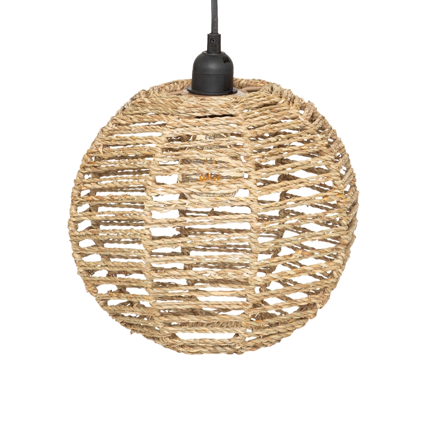 Atmosphera - Lampadario a sospensione con filo RANA 2xE27/40W/230V rattan