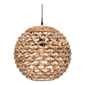 Atmosphera - Lampadario a sospensione con filo SAND 1xE27/40W/230V giacinto d'acqua