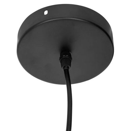 Atmosphera - Lampadario a sospensione con filo SAND 1xE27/40W/230V rattan/giacinto d'acqua