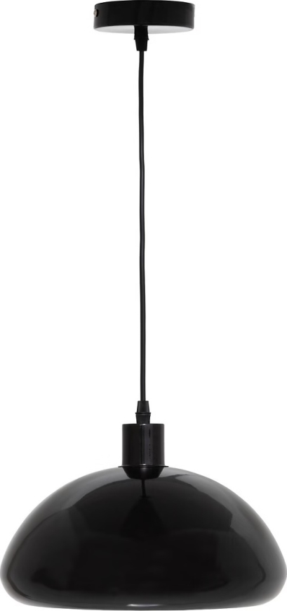 Atmosphera - Lampadario a sospensione con filo SAVIO 1xE27/40W/230V nero