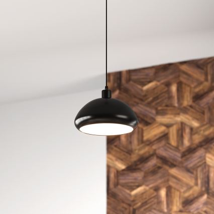 Atmosphera - Lampadario a sospensione con filo SAVIO 1xE27/40W/230V nero