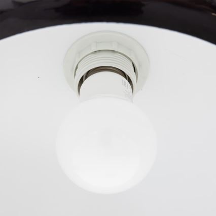Atmosphera - Lampadario a sospensione con filo SAVIO 1xE27/40W/230V nero