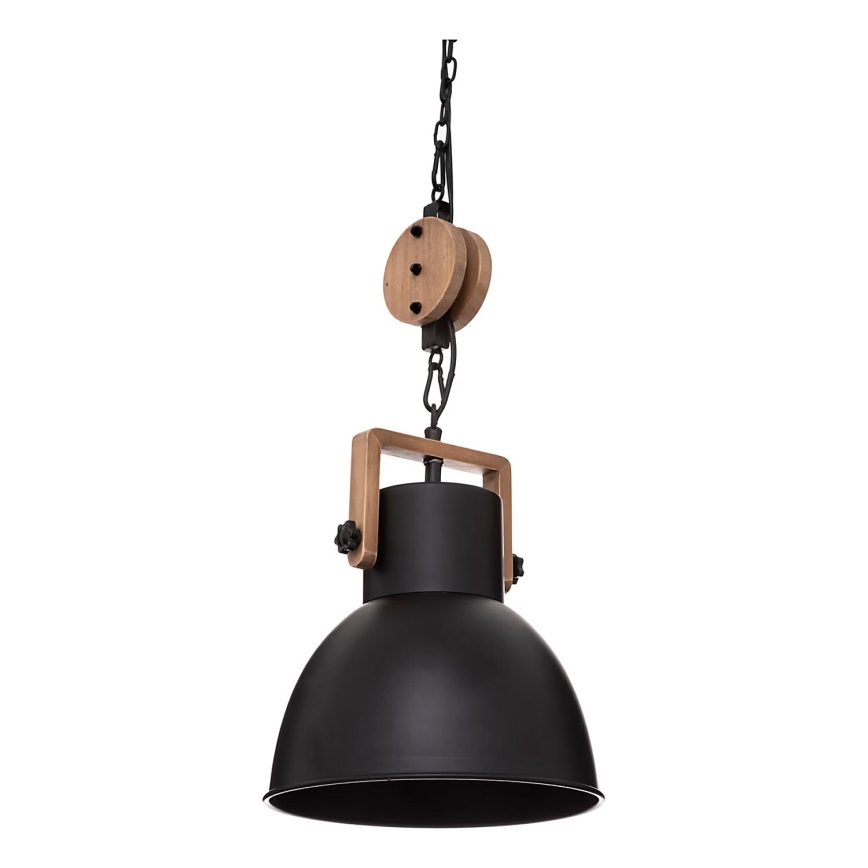 Atmosphera - Lampadario a sospensione con filo SILAS 1xE27/40W/230V pino