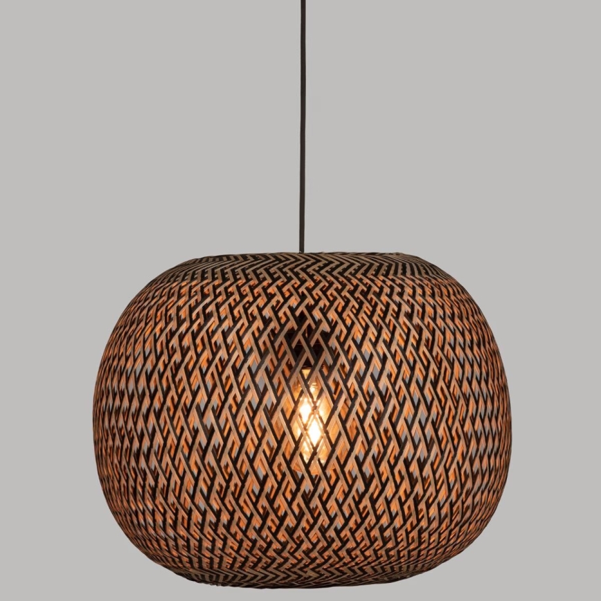 Atmosphera - Lampadario a sospensione con filo SINAI 1xE27/40W/230V bambù