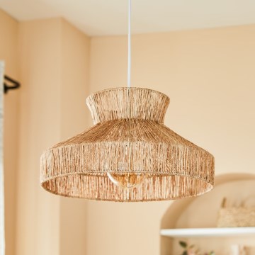 Atmosphera - Lampadario a sospensione con filo ZELIA 1xE27/40W/230V iuta