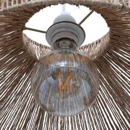 Atmosphera - Lampadario a sospensione con filo ZELIA 1xE27/40W/230V iuta