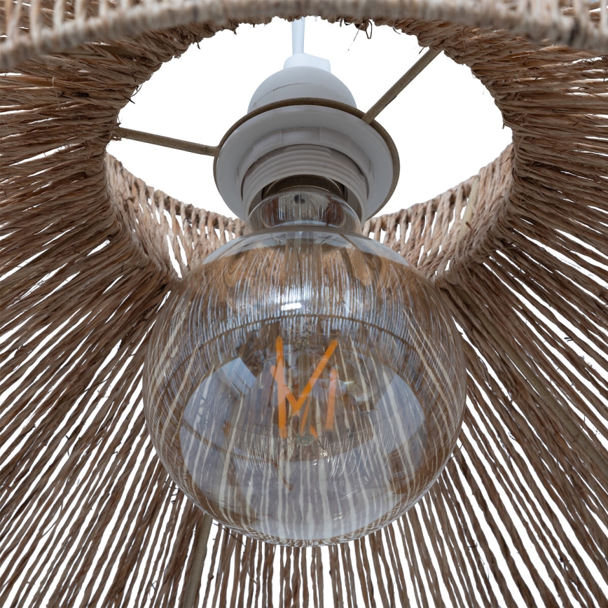 Atmosphera - Lampadario a sospensione con filo ZELIA 1xE27/40W/230V iuta