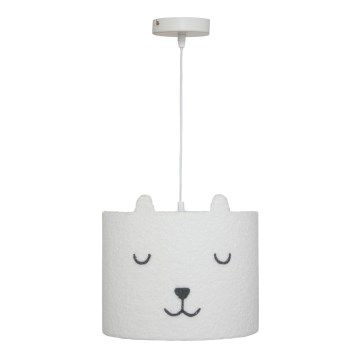 Atmosphera - Lampadario a sospensione per bambini con cavo TOXEY 1xE27/25W/230V orsetto