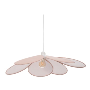 Atmosphera - Lampadario a sospensione per bambini PETAL 1xE27/40W/230V Ø 64 cm rosa