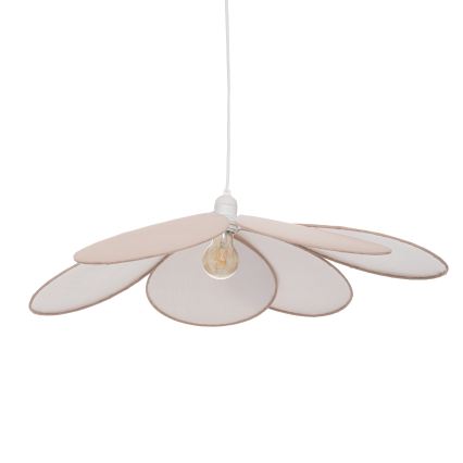 Atmosphera - Lampadario a sospensione per bambini PETAL 1xE27/40W/230V Ø 64 cm rosa