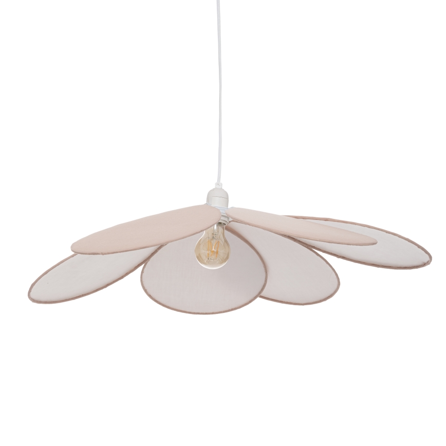 Atmosphera - Lampadario a sospensione per bambini PETAL 1xE27/40W/230V Ø 64 cm rosa