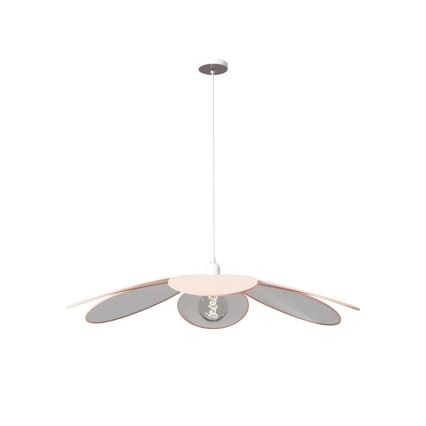 Atmosphera - Lampadario a sospensione per bambini PETAL 1xE27/40W/230V Ø 64 cm rosa