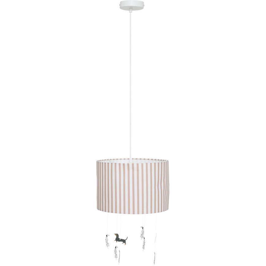 Atmosphera - Lampadario a sospensione per bambini SCOTT su cavo 1xE27/40W/230V a tema cani