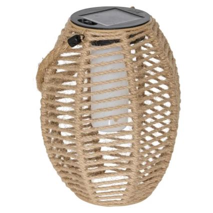 Atmosphera - Lanterna solare a LED GINA LED 1,2 V 800 mAh IP44 in iuta