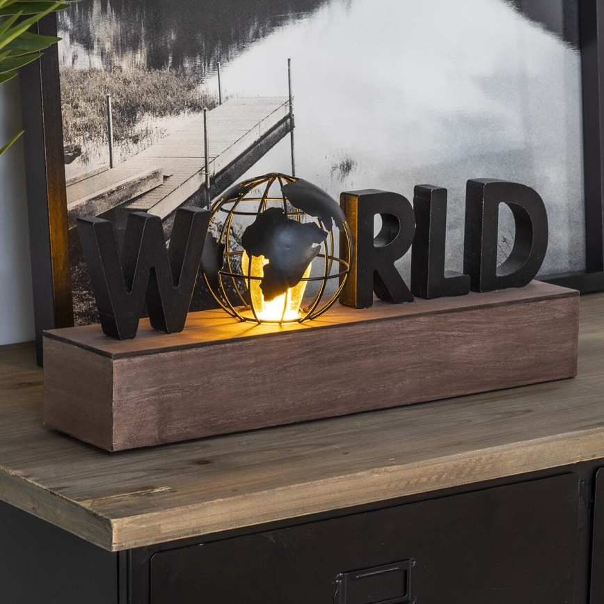 Atmosphera - LED Decorazione WORLD LED/2xAAA