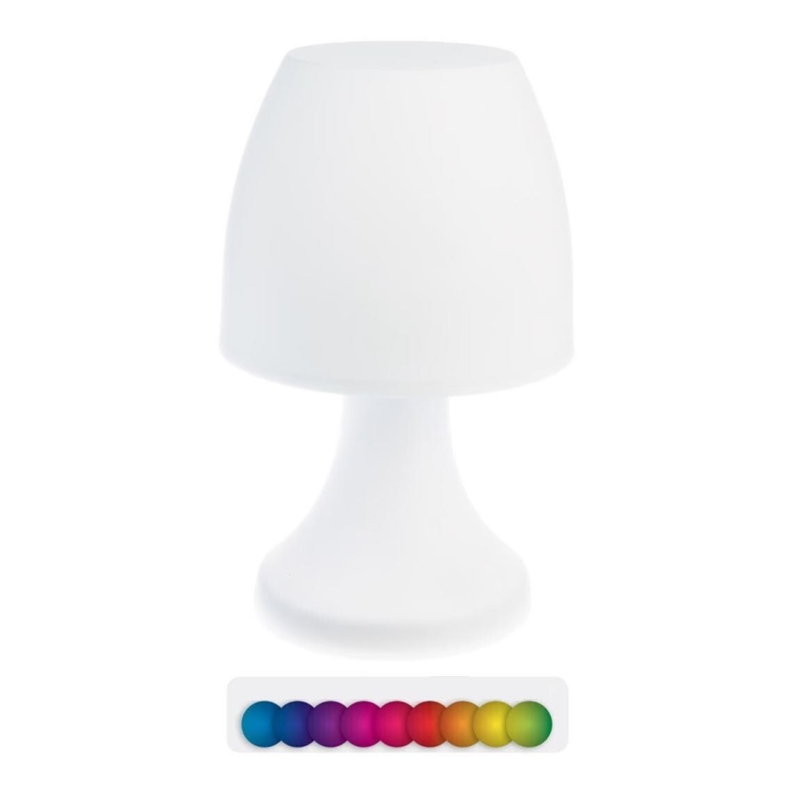 Atmosphera - LED RGB Lampada da tavolo da esterno DOKK LED/3xAAA 19,5 cm IP44