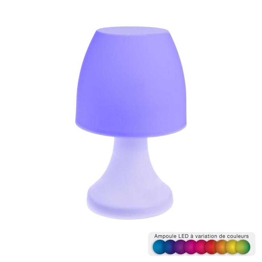 Atmosphera - LED RGB Lampada da tavolo da esterno DOKK LED/3xAAA 19,5 cm IP44