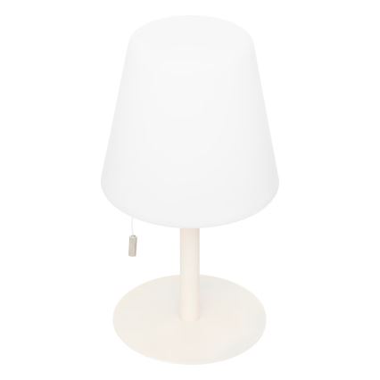 Atmosphera - LED RGBW Ricaricabile per esterni lampada da tavolo ZACK LED/3,7V 1200 mAh IP44 beige