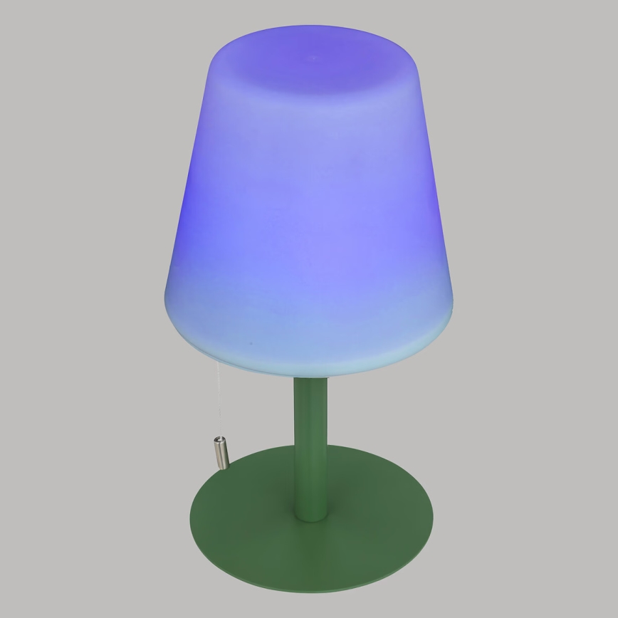 Atmosphera - LED RGBW Ricaricabile per esterni lampada da tavolo ZACK LED/3,7V 1200 mAh IP44 verde