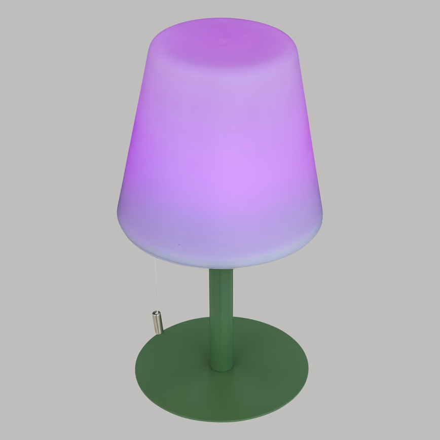 Atmosphera - LED RGBW Ricaricabile per esterni lampada da tavolo ZACK LED/3,7V 1200 mAh IP44 verde