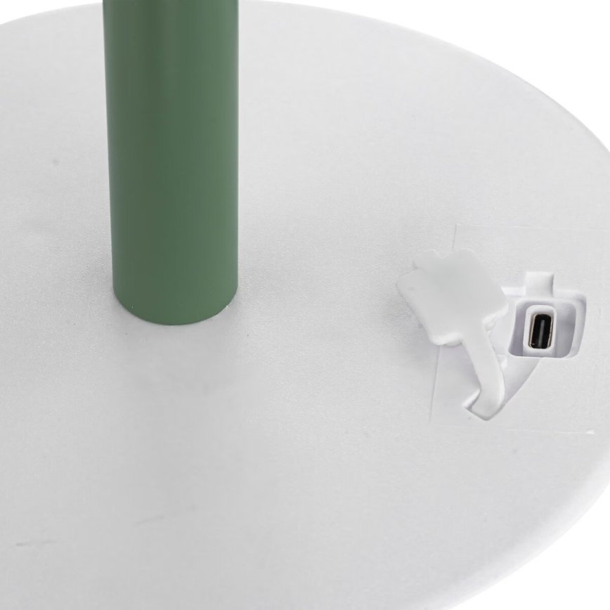 Atmosphera - LED RGBW Ricaricabile per esterni lampada da tavolo ZACK LED/3,7V 1200 mAh IP44 verde