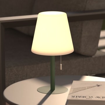 Atmosphera - LED RGBW Ricaricabile per esterni lampada da tavolo ZACK LED/3,7V 1200 mAh IP44 verde