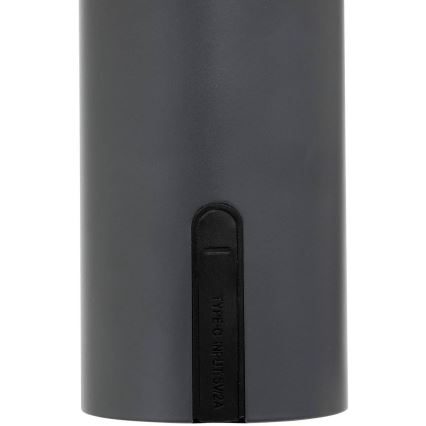 Atmosphera - LED Ricaricabile per esterni touch lampada da tavolo JANY LED/3,7V 22 cm 2200 mAh IP44 nero
