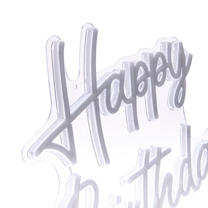 Atmosphera - Neon da parete a LED BUON COMPLEANNO LED/5V