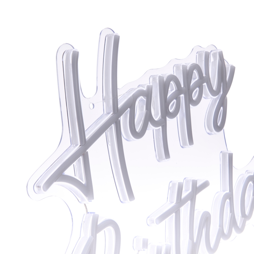 Atmosphera - Neon da parete a LED BUON COMPLEANNO LED/5V