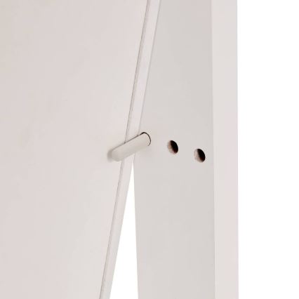 Atmosphera - Specchio a figura intera con portagioie LEXY 158x38 cm bianco