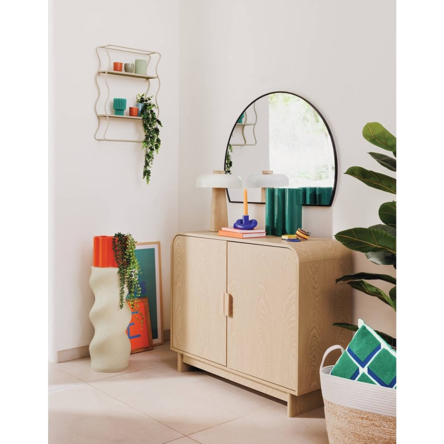 Atmosphera - Specchio da parete ALICE 65x90 cm nero