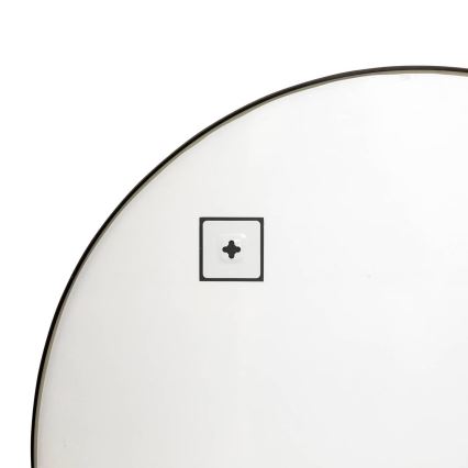 Atmosphera - Specchio da parete ALICE 65x90 cm nero