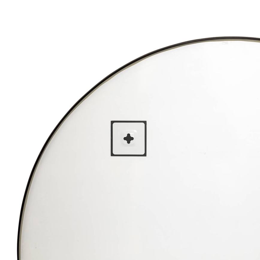 Atmosphera - Specchio da parete ALICE 65x90 cm nero