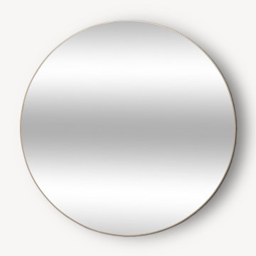 Atmosphera - Specchio da parete ALICE diametro 110 cm oro