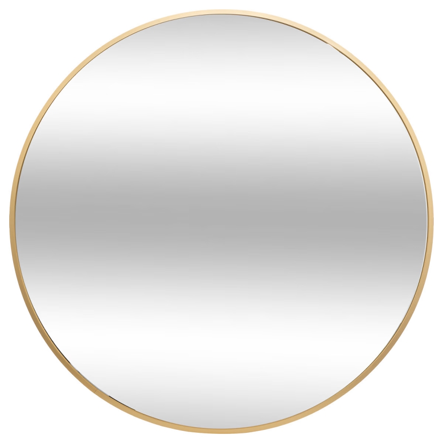 Atmosphera - Specchio da parete ALICE diametro 70 cm oro
