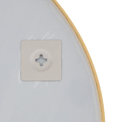 Atmosphera - Specchio da parete ALICE diametro 70 cm oro